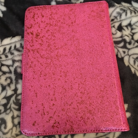 Pink sparkling / glitter tablet case - Picture 2 of 6